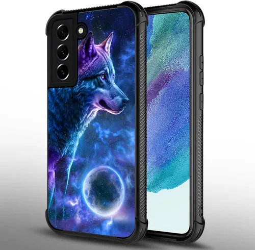 Miniatura 119 de CARLOCA Funda compatible con Samsung Galaxy S22 Ultra, diseño gráfico de Star Howling Wolfs Samsung Galaxy S22 Ultra, diseño gráfico, a prueba