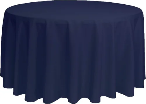 Miniatura 69 de YOUR CHAIR COVERS - Mantel redondo de poliéster prémium de 120 pulgadas - Mantel de lino color champán para mesas redondas estándar