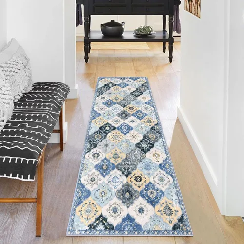 Miniatura 97 de KILOCOCO Alfombra de Pasillo 2x6, Alfombra de Pasillo Marroquí Súper Suave Lavable para Pasillo de Entrada, Alfombra de Cocina de Pasillo de Lana