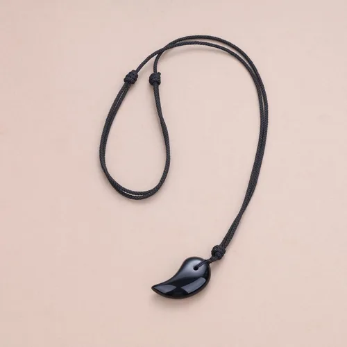 Miniatura 6 de COAI Collar de cristal curativo de magatama japonés