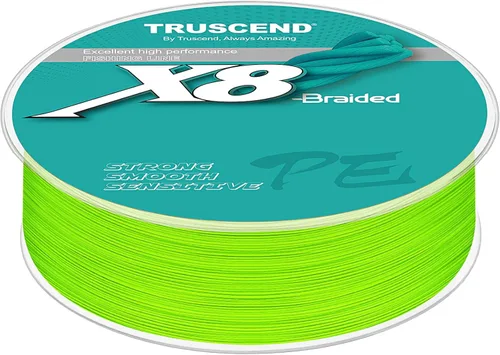 Miniatura 13 de TRUSCEND X8 Braided Fishing Line, Durable and Valuable PE Braid Line for Professional, More Thinner More Smoother Performance for Casting Well