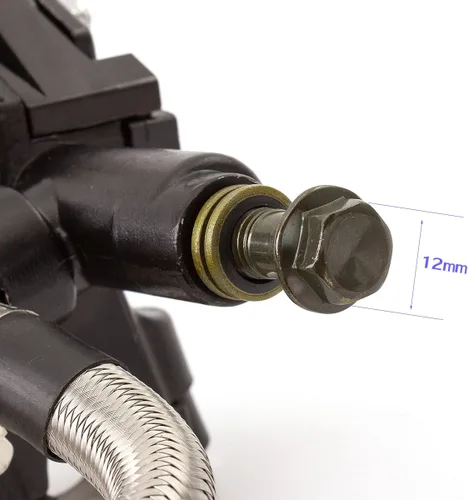 Miniatura 4 de Universal 7/8 "0.866 in motocicleta CNC cilindro maestro doble hidráulico freno embrague palancas kit depósito bomba para 125cc-500cc