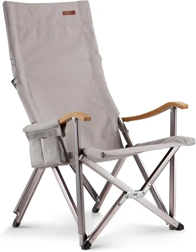 Silla de Camping de Respaldo Alto ICECO para Adultos, Silla Plegable de Alta Resistencia para Exterior, Sillas Portátiles al Aire Libre con Bolsa de