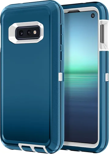 I-HONVA Funda para Galaxy S10E a prueba de golpes, a prueba de polvo y caídas, 3 capas, protección de cuerpo completo [sin protector de pantalla],