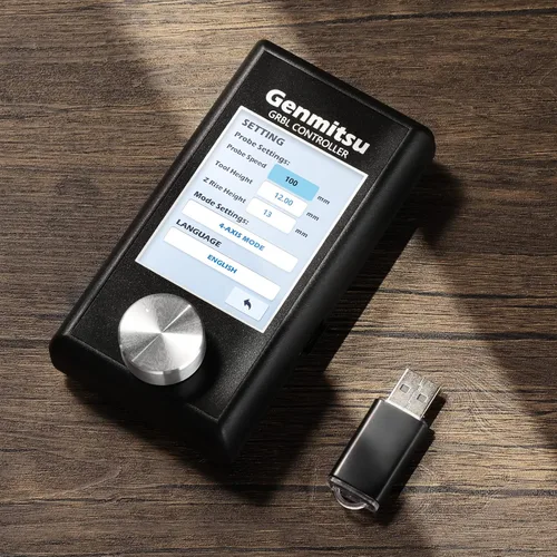 Miniatura 6 de Genmitsu Módulo de control sin conexión de la máquina de enrutador CNC, diseño de dial para control sin conexión y de 4 ejes Genmitsu 4040-PRO, 4040