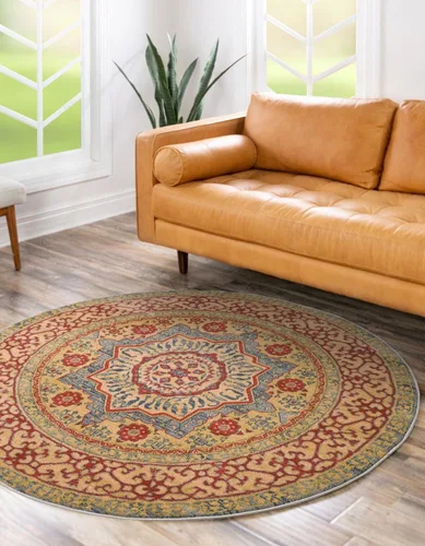 Miniatura 15 de Unique Loom Palace Collection - Alfombra Saray (2 pies x 3 pies 1 pulgada, rectangular, crema/marrón claro)