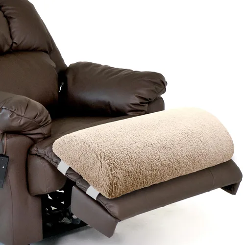 Miniatura 13 de Wesiti Almohada Cojín para Pies de Sillón Reclinable de Alta Resistencia Espuma Viscoelástica Sherpa Bolster para Dormir Descanso Almohada Multiusos