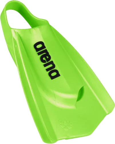 Arena Aletas de Entrenamiento de Natación Powerfin Pro Unisex para Adultos Hombres y Mujeres Aletas de Silicona de Hoja Corta Izquierda-Derecha