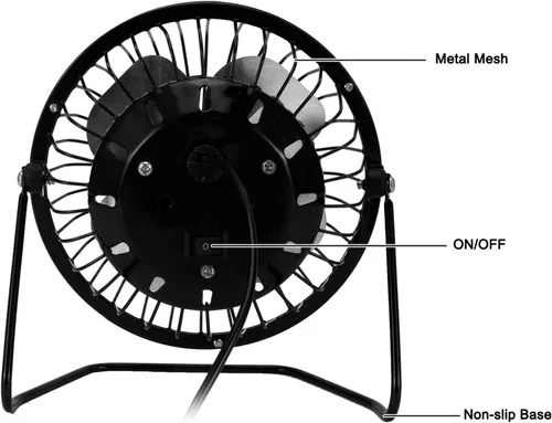 Miniatura 8 de Ventilador alimentado por energía solar, ventilador de enfriamiento de 5 W con mini panel solar, mini ventilador de ventilador para invernadero