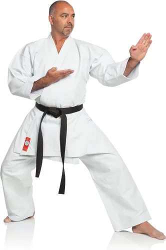 Miniatura 6 de Ronin Shiai Red Label Pesado Karate Gi 14 oz de lona cepillada, corte torneo, uniforme de artes marciales
