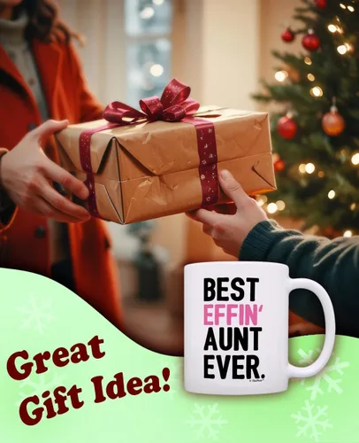 Miniatura 2 de Regalos para tía para mujer, regalo divertido para tía de la mejor tía Effin, regalo para tía, regalo para tía, taza de café, taza de café