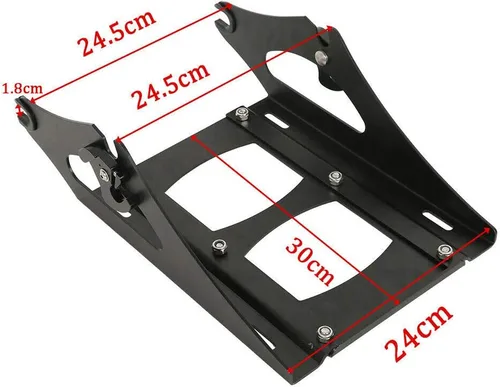 Miniatura 4 de TCMT - Cojín de respaldo para maleta de motocicleta con montaje de dos plazas, compatible con Harley Touring 2014-2025 CVO Road King Road Glide