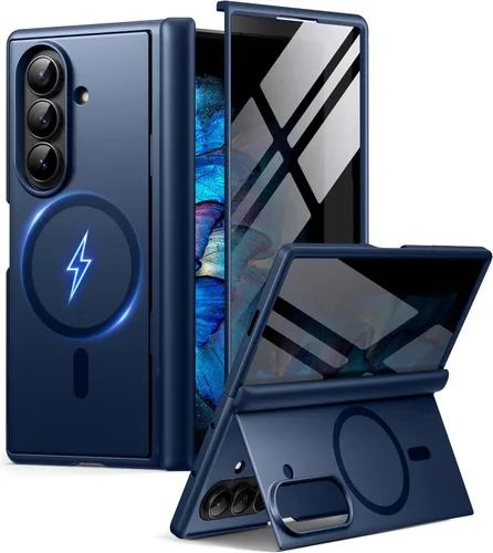 Miniatura 13 de BERFY Funda para Samsung Galaxy Z Fold 7 con Protector de Pantalla de Privacidad, [Compatible con MagSafe][Anti Espía] Soporte Plegable Oculto