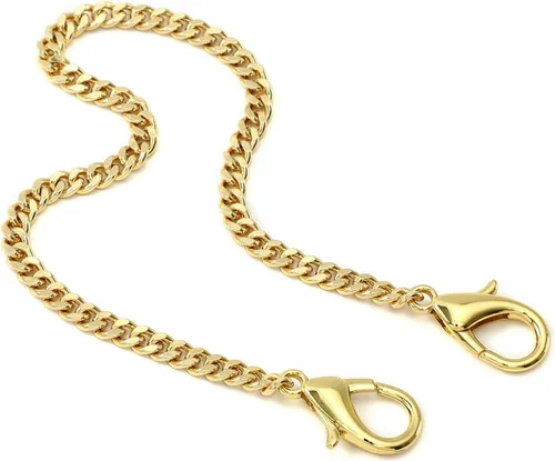 Miniatura 18 de Yichain Mini Nice - Correa de cadena de repuesto para bolso cruzado, correa de hombro, accesorios (oro amarillo, 48 pulgadas)