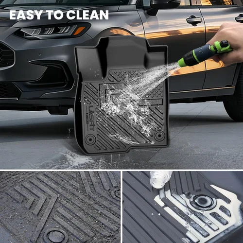 Miniatura 9 de LASFIT Alfombrillas para Honda Civic Sedan 2016-2021 y Hatchback 2017-2021 y Coupe 2016-2020, Alfombrillas de TPE de Ajuste Personalizado para Todo