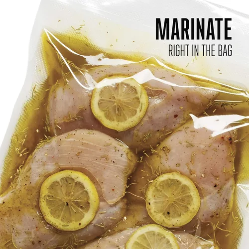 Miniatura 4 de Weston bolsas selladas al vacío, Ahorra comida, Transparente