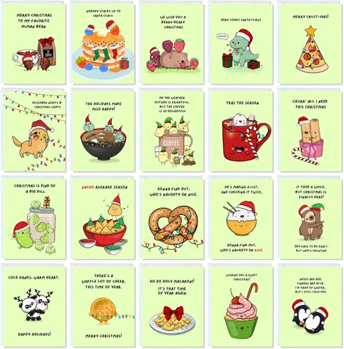 Miniatura 8 de Tarjeta Divertida de Hanukkah – Saludo Festivo con Juegos de Palabras, Blanca por Dentro, Perfecta para Amigos, Familia, Colegas