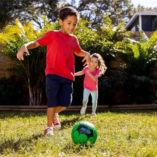Miniatura 9 de NERF Kids Foam Mini Soccer Ball - Proshot Youth Soft Mini Foam Soccer Ball - 7" Inch NERF Indoor + Outdoor for Kids Verde