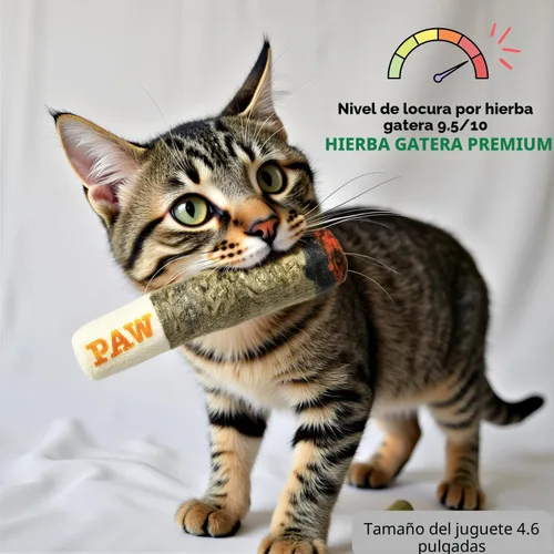 Miniatura 2 de Nestpark Juguete para gatos con hierba gatera Doobie - Pateador de gatitos crujiente con hierba gatera extra fuerte - Juguete interactivo divertido