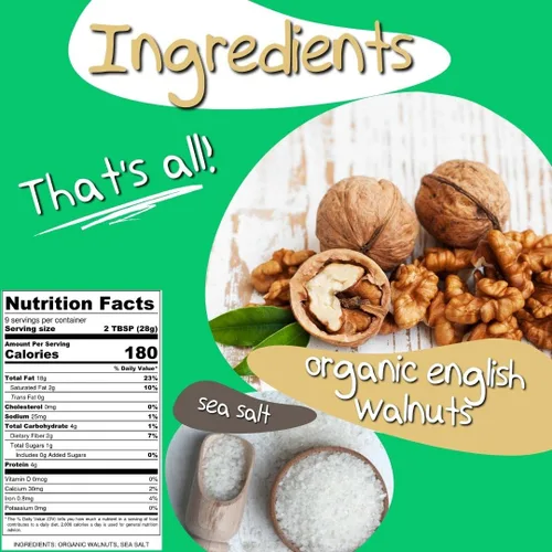 Miniatura 2 de Crazy Go Nuts - Mantequilla de nuez orgánica con sal marina, mantequilla de nuez orgánica, para untar de nuez, keto, vegano, bajo en carbohidratos