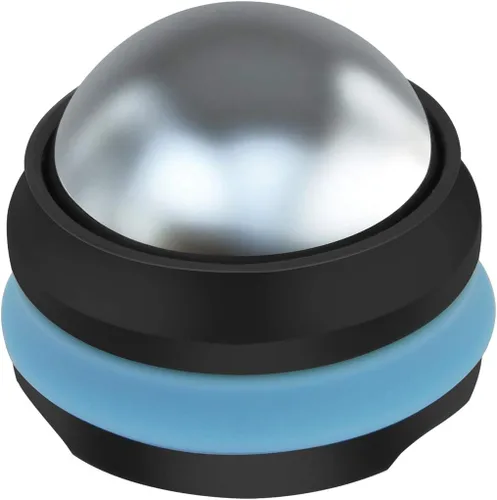 AHIER Bola de Masaje en Frío, Acero Inoxidable para Terapia en Frío, Bola de Gel Desmontable de Movimiento Libre para Masaje de Tejido Profundo,