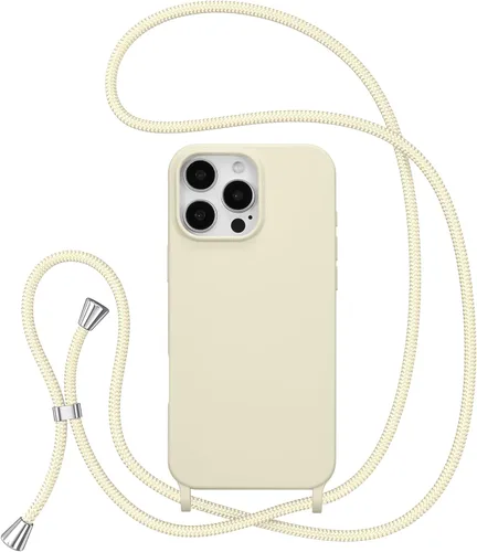 Miniatura 13 de ZTOFERA Funda Crossbody para iPhone 15 Pro con Correa de Cordón Ajustable, Funda Suave de Silicona Líquida para iPhone 15 Pro 6.1 pulgadas - Rosa