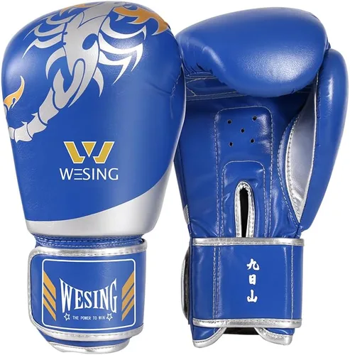 Miniatura 13 de Wesing - Guantes de boxeo para niños y niñas, guantes de boxeo de 6 onzas para niños de 5 a 12 años, guantes de entrenamiento de boxeo para hombres