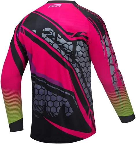 Miniatura 153 de Hotlion Camiseta de ciclismo para hombre, manga larga, MTB Motocross, ropa de carreras todoterreno