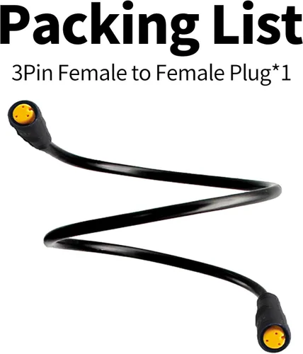 Miniatura 2 de Cable de extensión Ebike de 2/3/4/5/6 pines, enchufe impermeable hembra a macho para bicicleta eléctrica, motocicleta de transmisión media, kit
