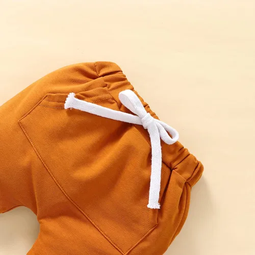 Miniatura 8 de RogPrincekids Ropa de verano para bebés y niños pequeños, ropa de verano de manga corta con estampado de letras, conjunto de 2 piezas