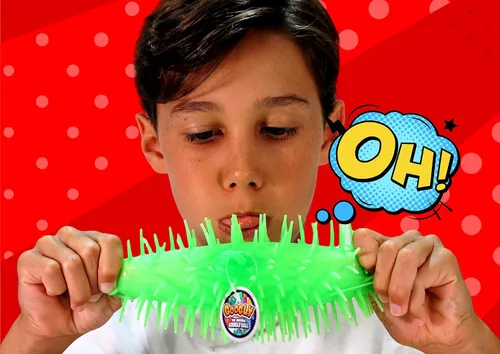 Miniatura 4 de JA-RU Googly Bola de Goma Inflable con Pinchos (1 Unidad Surtida) Tentáculos Suaves, Blandos y Elásticos. Juguete Sensorial Colorido para Niños.