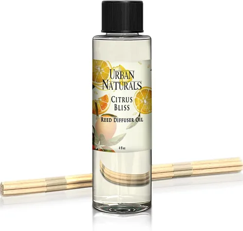 Miniatura 52 de Urban Naturals Recambio de aceite difusor de varillas ámbar y lavanda, lavanda relajante, ámbar cálido, aroma calmante para habitación, 4 onzas +