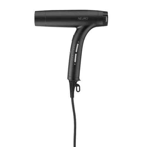 Neuro by Paul Mitchell Dry+ - Secador de pelo profesional plegable de viaje con bolsa de almacenamiento, ligero + portátil, negro para uso