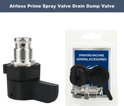 Miniatura 4 de 235014 Válvula de pulverización sin aire Prime Kit de reparación de válvula de descarga de drenaje para Graco 390 395 490 495 595 Pulverizador