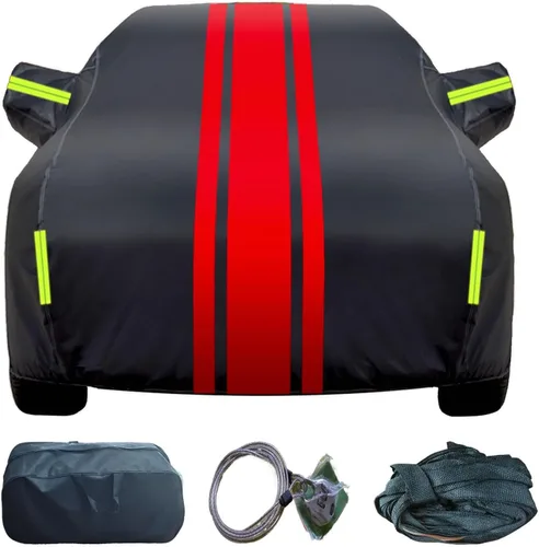 Miniatura 6 de Funda impermeable para automóvil, compatible con Maxus Mifa 9, tela Oxford gruesa, antiarañazos, antiexcrementos, hojas caídas, polvo, fundas