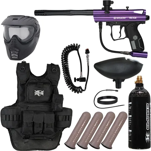 Miniatura 11 de Action Village Kingman Spyder Victor - Kit de pistola de paintball pesada