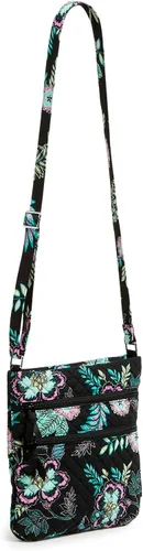 Miniatura 3 de Vera Bradley - Bolsa cruzada para mujer, de algodón característico de la marca, con triple cremallera, hipster