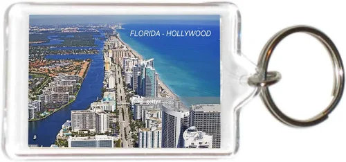 Miniatura 16 de Florida USA United States - Llaveros acrílicos - 5 Estilo: Miami South Beach #Fl107