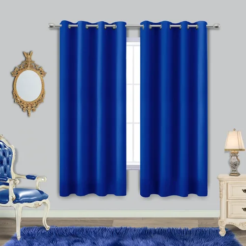 Miniatura 62 de Cortinas opacas de 72 pulgadas extra anchas para dormitorio, puerta corrediza de vidrio y patio, 2 paneles con ojales para oscurecer ventana grande