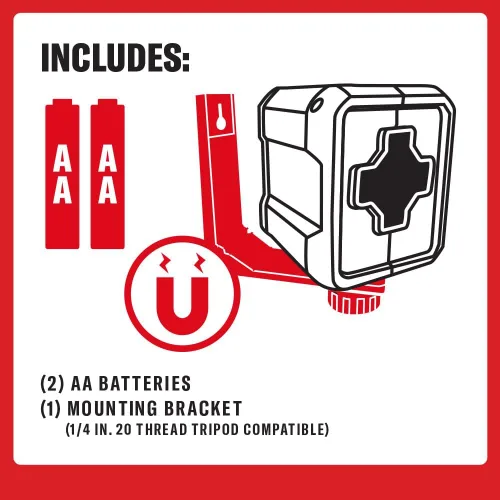 Miniatura 4 de CRAFTSMAN Nivel láser, línea cruzada, rojo, rango de 36 pies (CMHT77629)