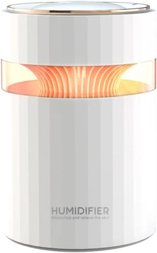 Miniatura 8 de Humidificador de doble boquilla humidificador de aire USB 900ML capacidad de agua Cool Mist Maker Fogger con luz nocturna colorida Humidificador Rosa