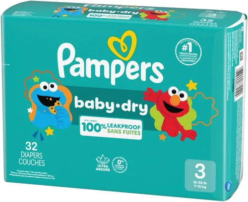Miniatura 29 de Pampers Pañales - Baby Dry - Tamaño 6, 64 unidades, pañal desechable absorbente para bebés (el embalaje puede variar)