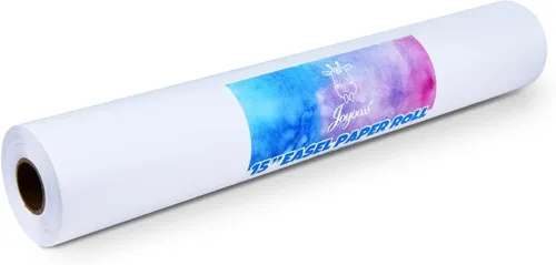 Joyooss Rollo de papel para caballete de 15" x 984" (82'), rollo de papel de dibujo de artes y manualidades para caballete de niños para pintar,