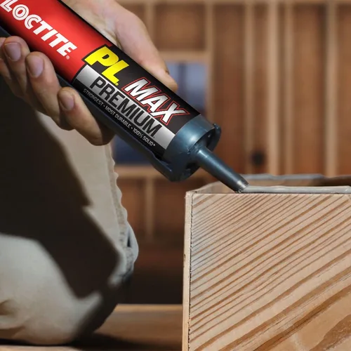 Miniatura 7 de Loctite PL Premium Max Adhesivo de construcción, cartucho de 9 onzas líquidas, 1 paquete, pegamento de construcción versátil para madera, hormigón
