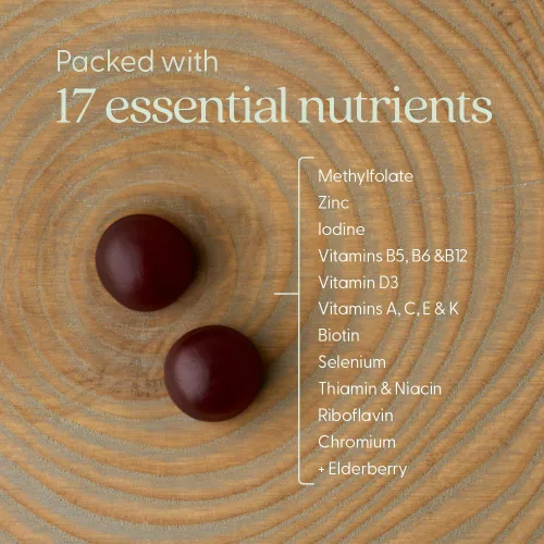 Miniatura 3 de New Chapter Gomitas multivitamínicas para niños, 50 % menos de azúcar, vitaminas de gomitas para niños con vitaminas C, D3 y zinc, sin OMG, sin
