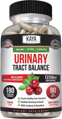 Miniatura 11 de Kaya Naturals - D-manosa - Limpieza del tracto urinario UT y salud de la vejiga - Hecho con arándano, hibisco y raíz de diente de león - Cápsulas