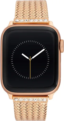 Miniatura 7 de WITHit Anne Klein - Correa de malla para Apple Watch, segura, ajustable, correa de repuesto para Apple Watch, se adapta a la mayoría de las muñecas