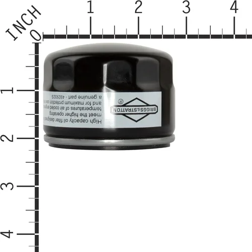 Miniatura 2 de Filtro de aceite de Briggs & Stratton, modelo 492932S, 1, Negro