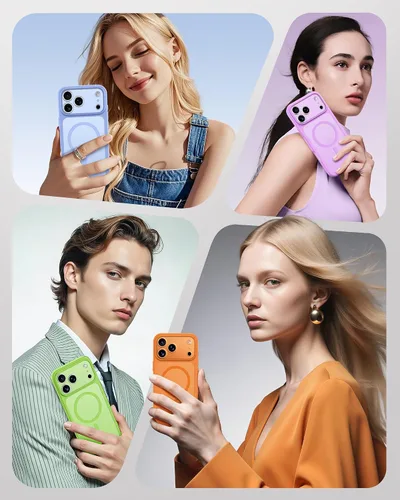 Miniatura 558 de TOCOL Funda para iPhone 11, compatible con Magsafe, protección completa de cámara, imanes integrados, protección contra caídas, funda translúcida
