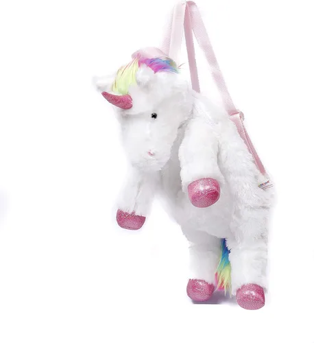 Plushland Peluche esponjoso de unicornio arcoíris de 14 pulgadas – Suave regalo mágico para autismo déficit de atención hiperactiva, regalo de Nuevo